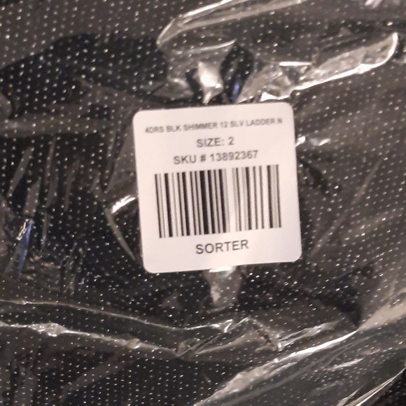 Torrid Black Shimmer Ladder Detail Trapeze Dress - Picture 7 of 8